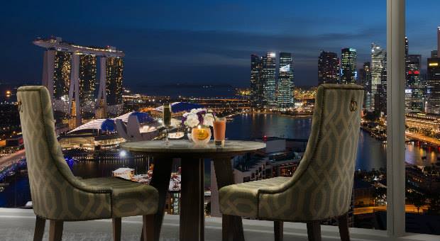 パン・パシフィック・シンガポール Pan Pacific Singaporeからの風景