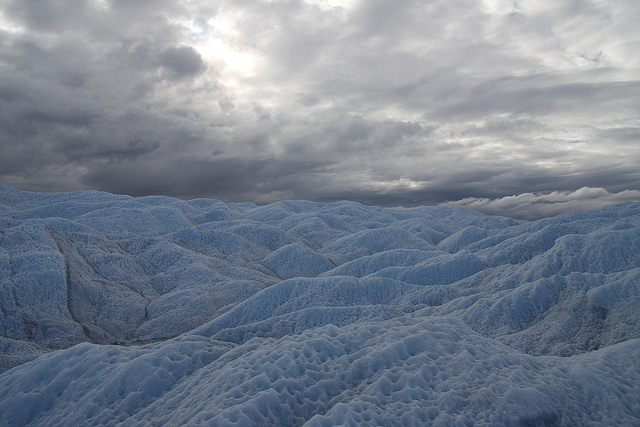 氷の峡谷周辺の風景