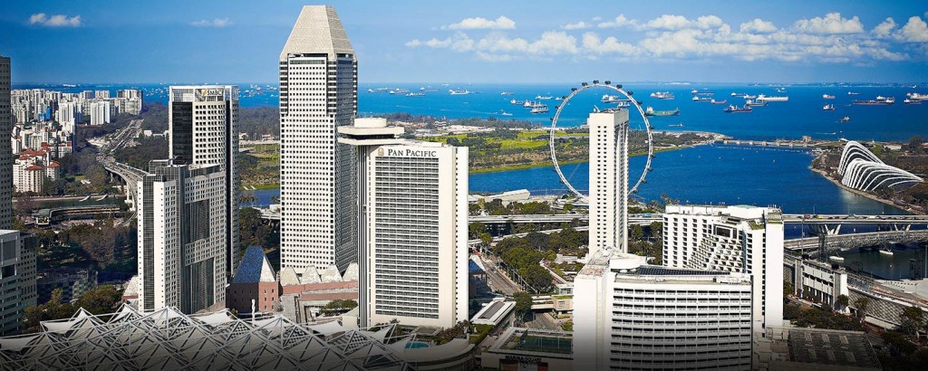 パン・パシフィック・シンガポール Pan Pacific Singaporeからの風景