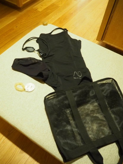 アンダーズ東京のスパのレンラル水泳道具