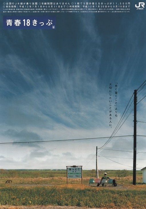 2000年JR青春１８きっぷのポスター