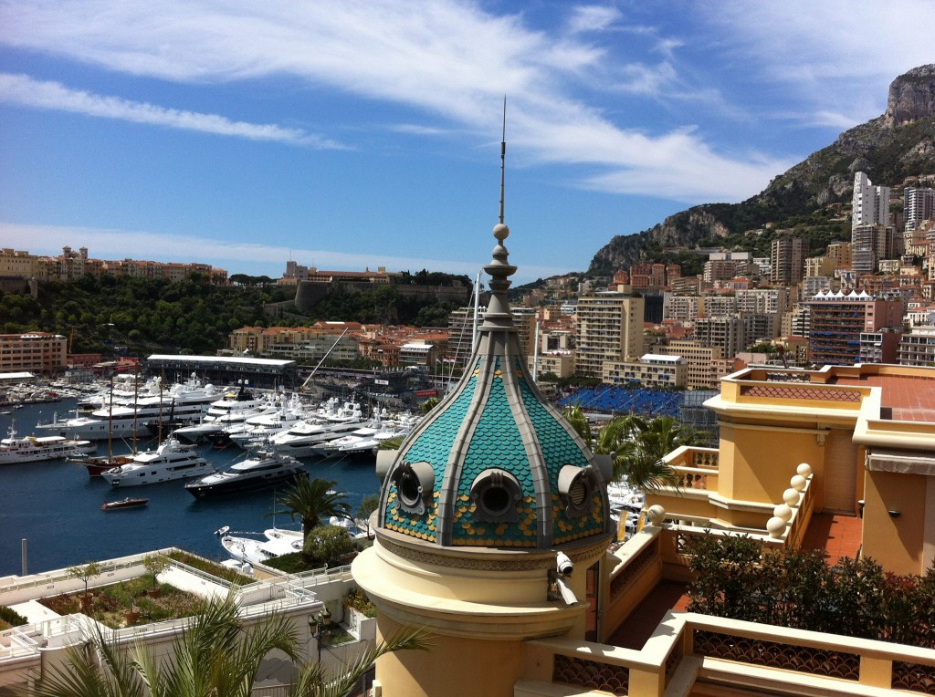 オテル・エルミタージュからの眺め