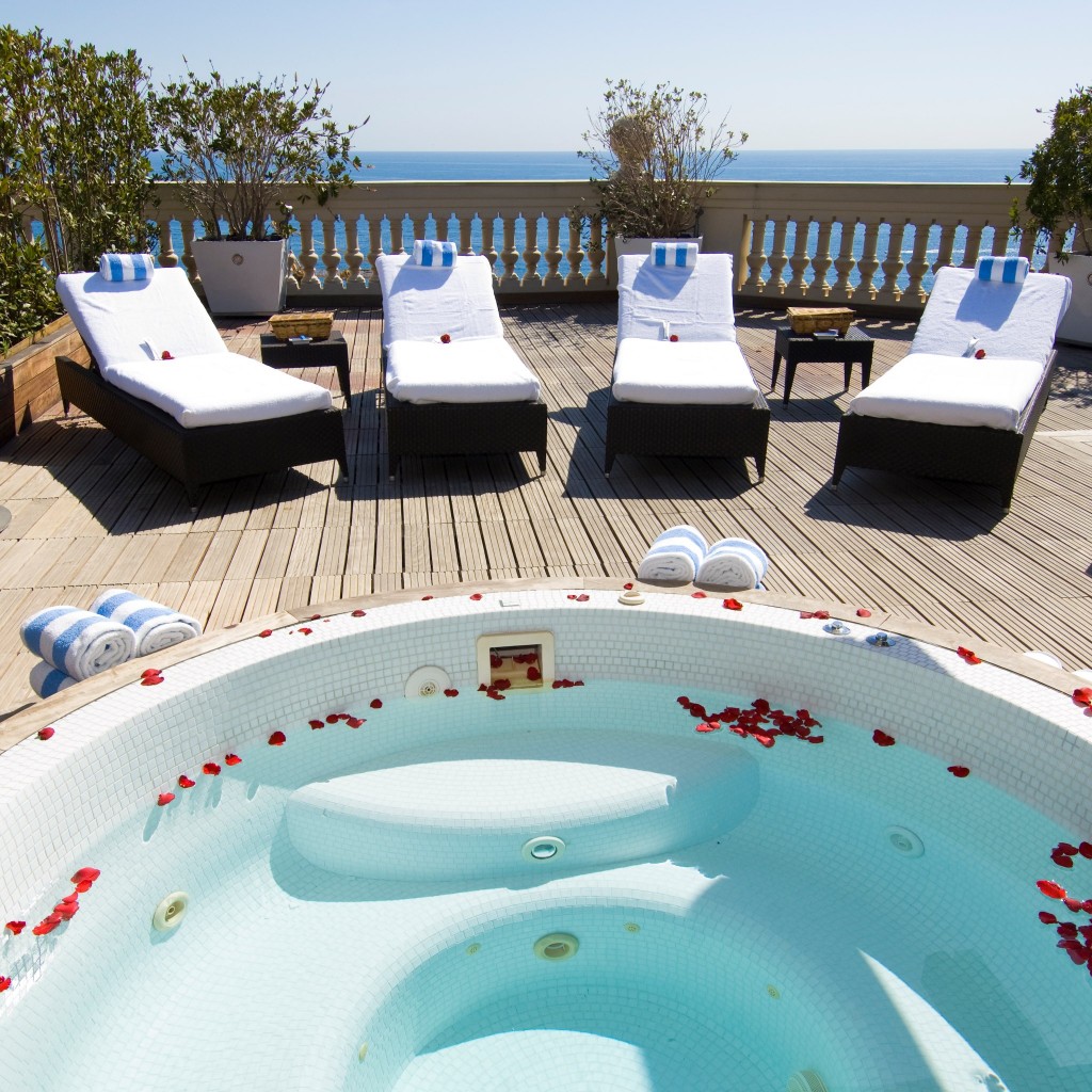 オテル・エルミタージュのジャグジー