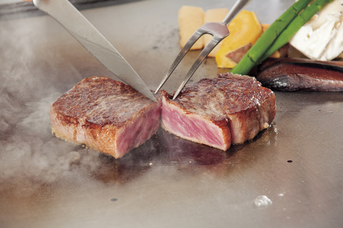 ホテルグランドパレスの鉄板焼き