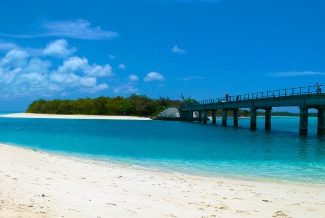 ウベア島のビーチ