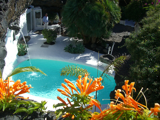 ランサローテ島のマンリケの家