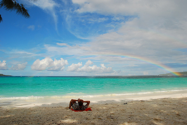 ウベア島のビーチ