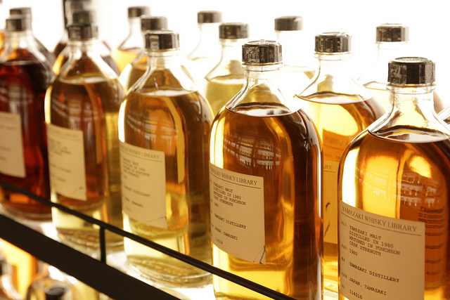 山崎蒸溜所のウイスキー