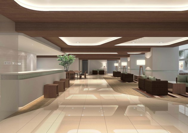 品川プリンスホテル Nタワーのロビー