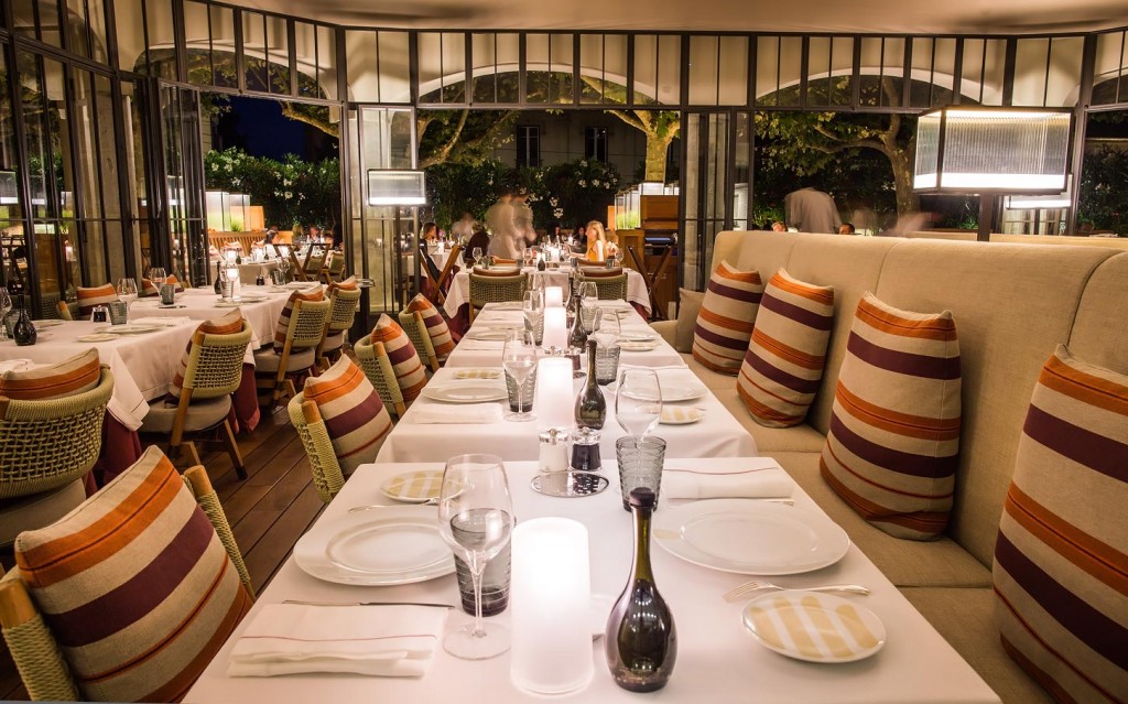 ホテル・ビブロス・サントロペのレストラン