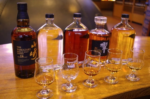 山崎蒸溜所のウイスキー