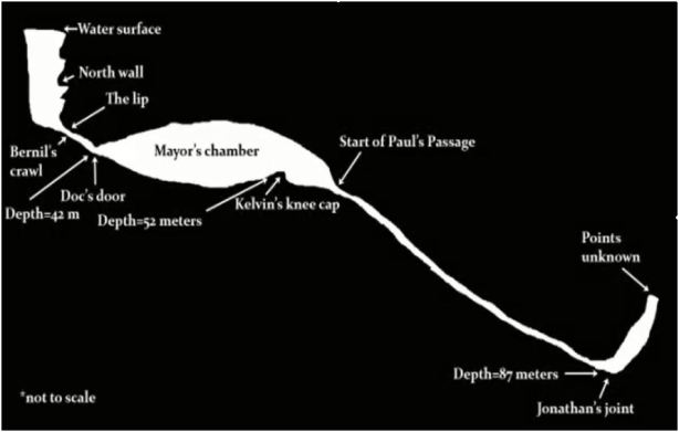 ヒナトゥアン川の水中マップ