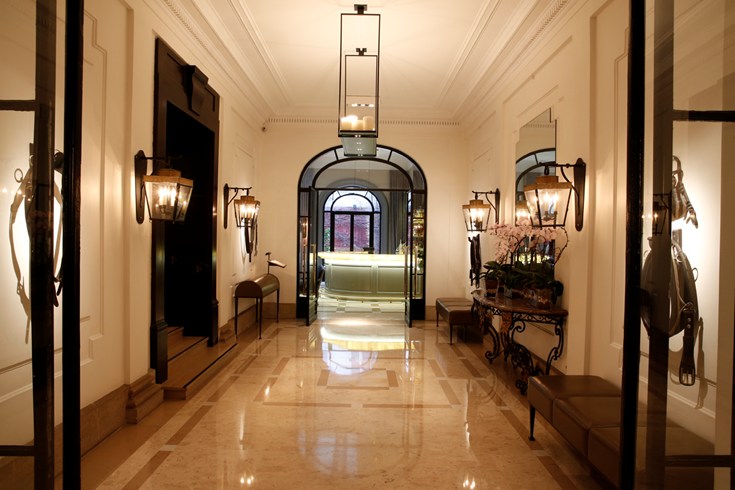 ホテル・ランカスターのロビー