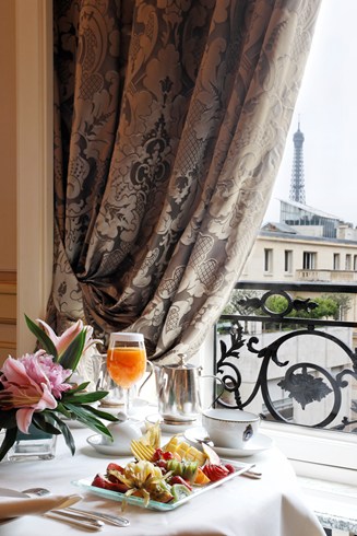 ホテル・ラファエルの客室からの眺め