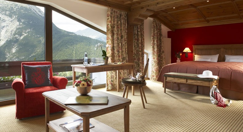 インターアルペン・ホテル・チロルの客室