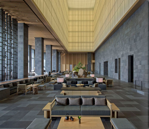 アマン東京のロビー