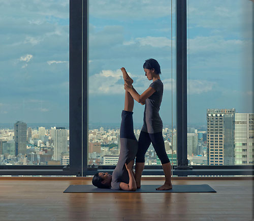 アマン東京のヨガ/ピラティス・スタジオ