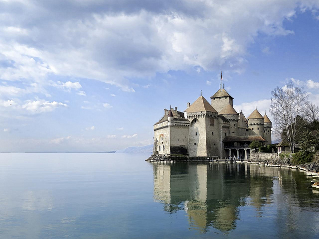 シヨン城の外観