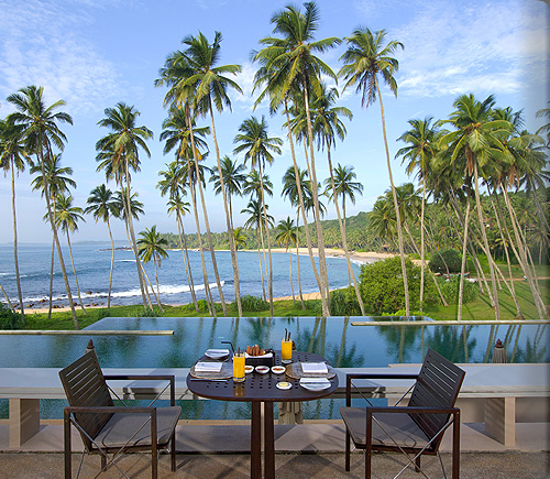 レストランのテラス