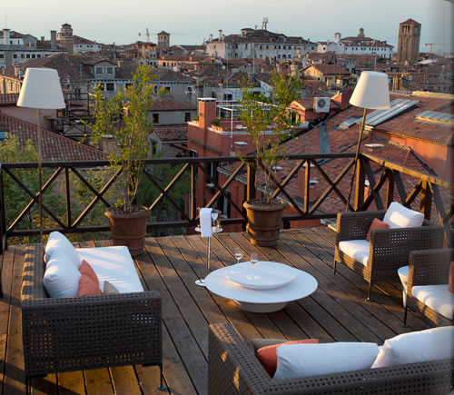 アマン・カナルグランデ・ヴェニスのテラス