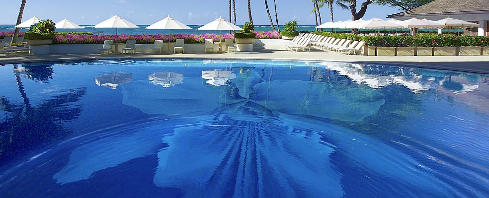 ハレクラニのプール