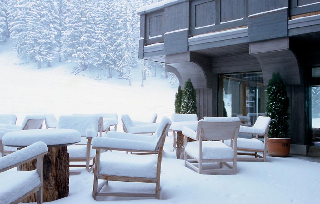 ル・メレザンのテラス