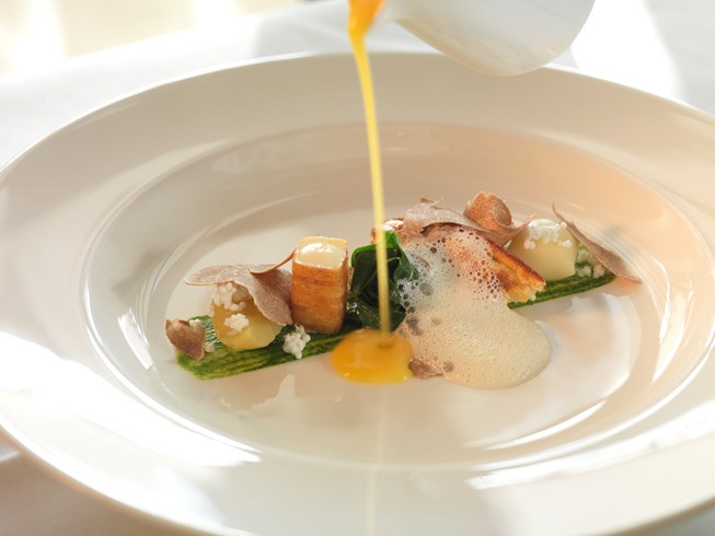 ザ・ドルダー・グランドのレストランの料理