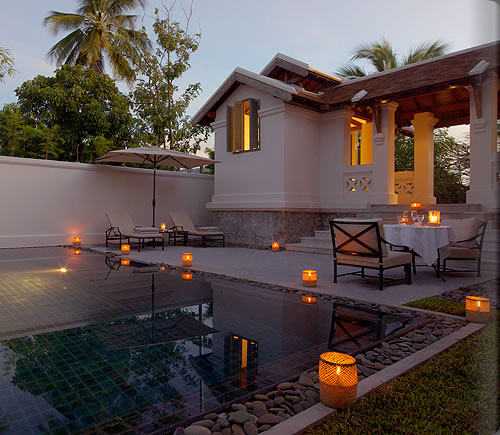 アマンタカスイートのプライベートプール