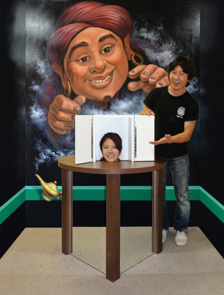 トリックアート展in渋谷ヒカリエ