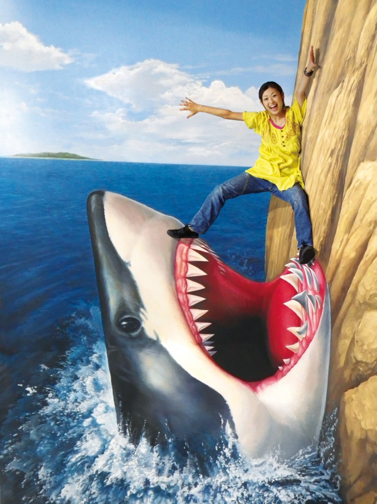 トリックアート展in渋谷ヒカリエ