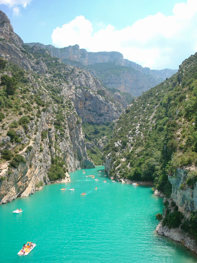 死ぬまでに一度は行きたい世界の絶景 フランスのヴェルドン峡谷