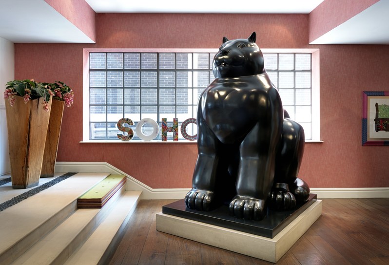 ザ・ソーホー・ホテル The Soho Hotelのロビー