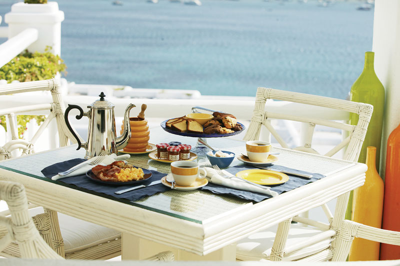 キヴォトス・ミコノス Kivotos Mykonos<からの眺め