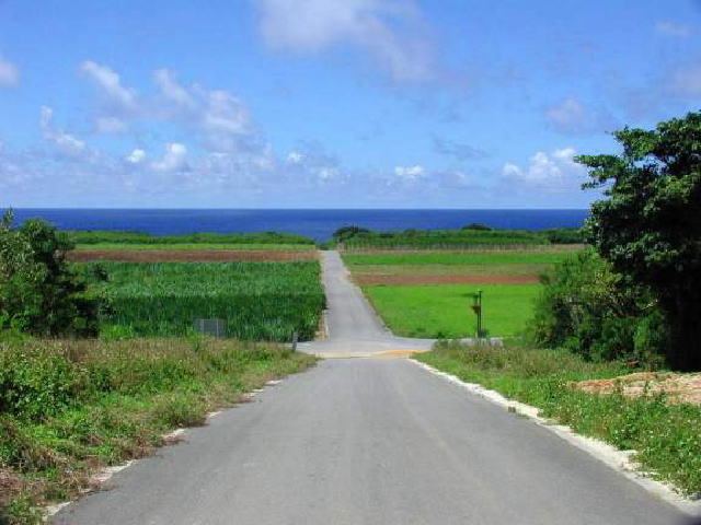 波照間島の道