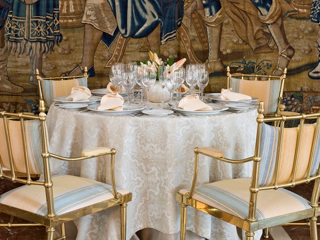 オスタル・デ・ラ・ガヴィーナ Hostal de la Gavinaのレストラン