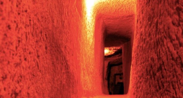 アルゴス・イン・カッパドキアの地下トンネル