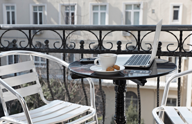 ブンク・べヨグル #bunk beyogluのバルコニー