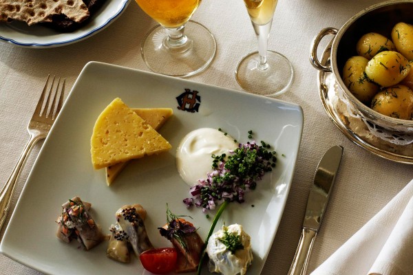 グランド・ホテル Grand Hotel Stockholmのレストランの料理