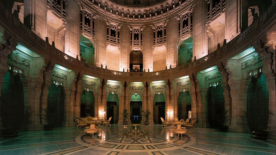 ウメイド・バワン・パレス Umaid Bhawan Palaceのロビー