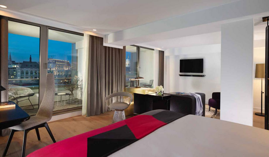 シー・コンテナーズ・ロンドンのスイートルーム