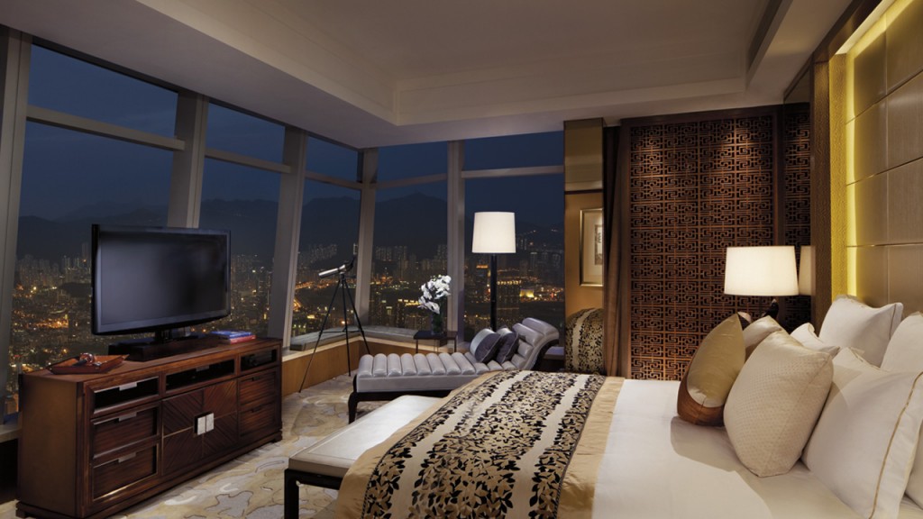 ザ・リッツ・カールトン・香港の客室