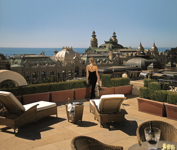 ホテル・メトロポール・モンテカルロ Hotel Metropole Monte-Carloのテラス