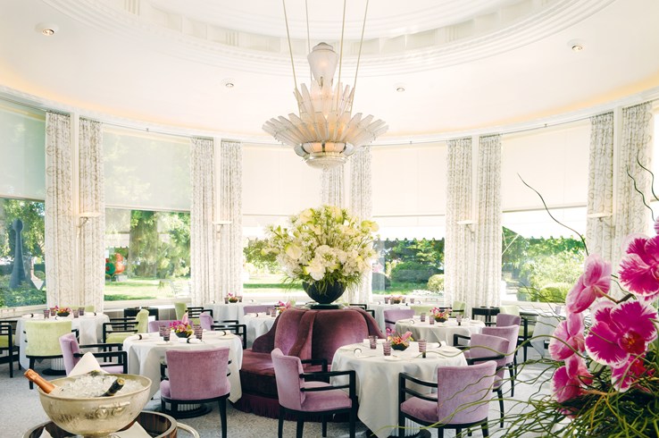 ボー・オー・ラック Baur au Lacのレストラン