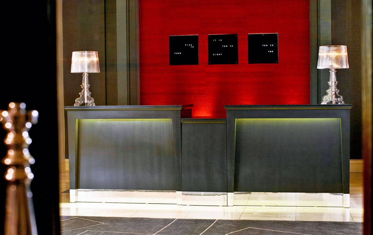 ルメリディアンピカデリーホテルのレセプション