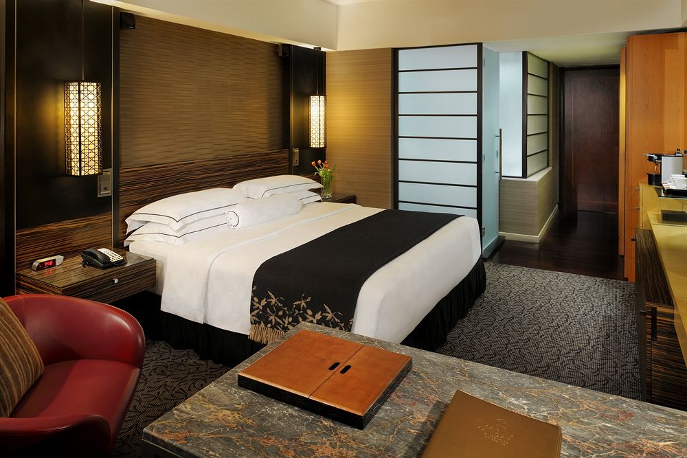 マリーナ・マンダリン・シンガポール Marina Mandarin Singaporeの客室：オリエンタルスタイル