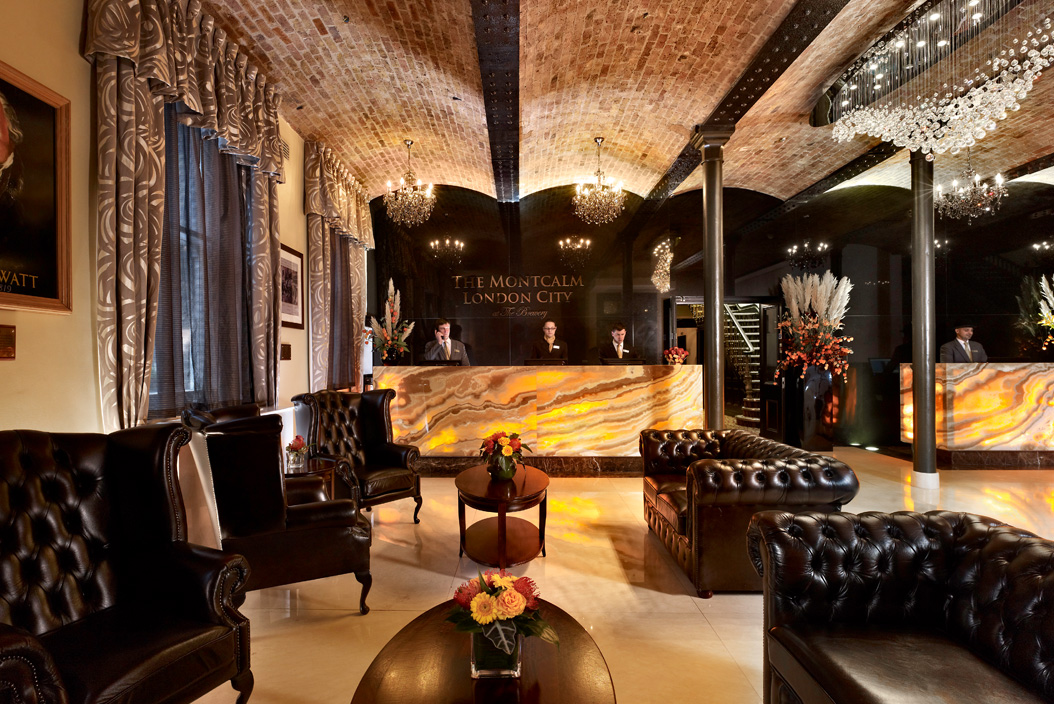 ザ・モントカーム・アット・ブルワリー・ロンドンシティのフロント