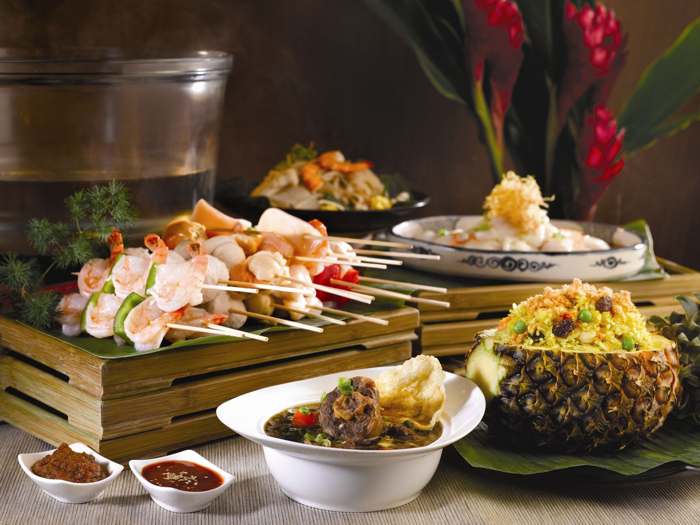 マリーナ・マンダリン・シンガポール Marina Mandarin Singaporeのレストラン：アクアマリンの料理