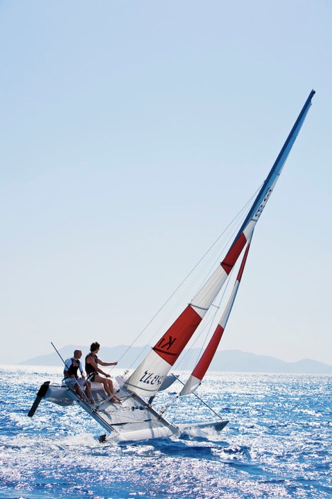 ヒルサイド・ビーチ・クラブでのセーリング