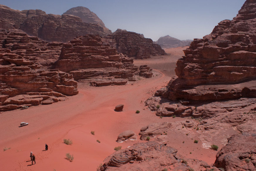 ワディラムの全体の風景