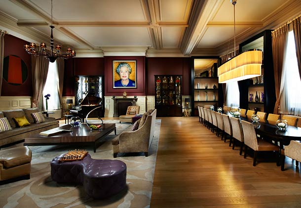 セント・パンクラス・ルネッサンス・ロンドン・ホテルの客室リビングルーム